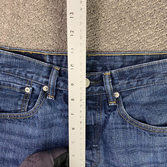 Levi's 501 Jeans Men's 29 x 30 Measures 28 x 28.5 Blue Button Fly Red Tab 0422 - Picture 11 of 14